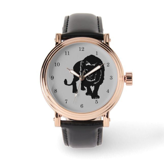 Montre pour hommes au lion (Recto)