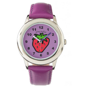 Montre Pourpre de fraise