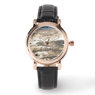 Montre Poutres De Soleil Au Large De L'Océan Atlantique