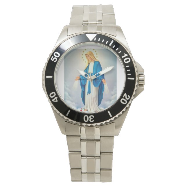 Montre pr Homme avec bracelet en acier inoxydable (devant)