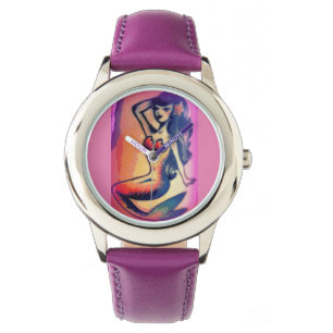 Montre prendre un bain de soleil la beauté de sirène