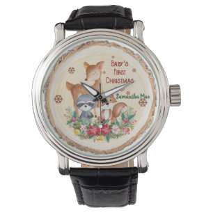Montre Prénom personnalisé de Noël du bébé Keepsaké