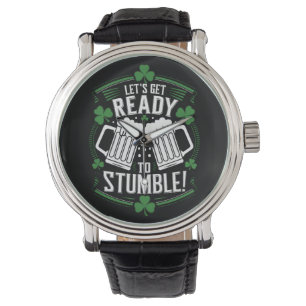 Montre Préparons-nous à trébucher Drôle de St Patrick's D