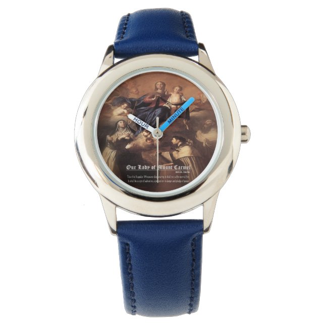 Montre Prière Notre-Dame du Mont Carmel (devant)