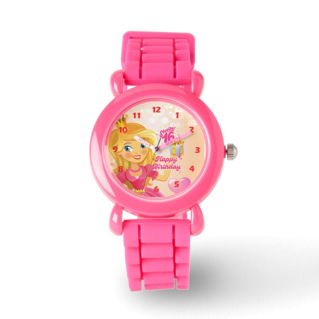 Montre Princesse Porte - clé du 16e anniversaire (Recto)