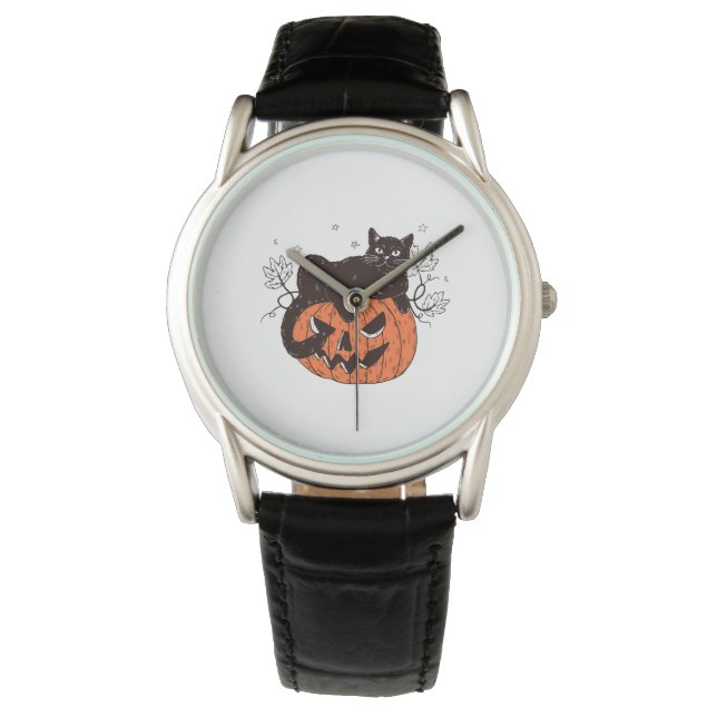 Montre Professeur d'art Citrouille Éffrayant Halloween Ho (devant)