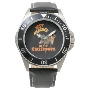 Montre Professeur d'Art de Dinosaures Drôle Créatif pour