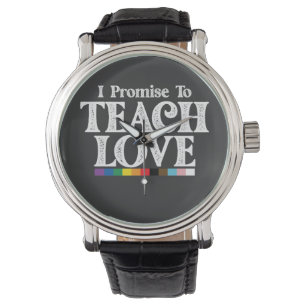 Montre Professeur De Fierté LGBT Je Promets D'Enseigner L