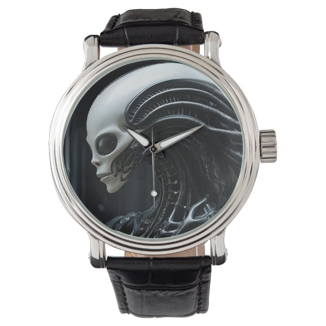 Montre Profil d'Alien reptillien (devant)