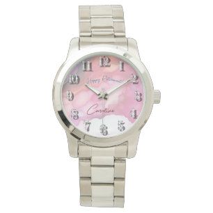 Montre Profitez de votre retraite Pastel couleurs fluides