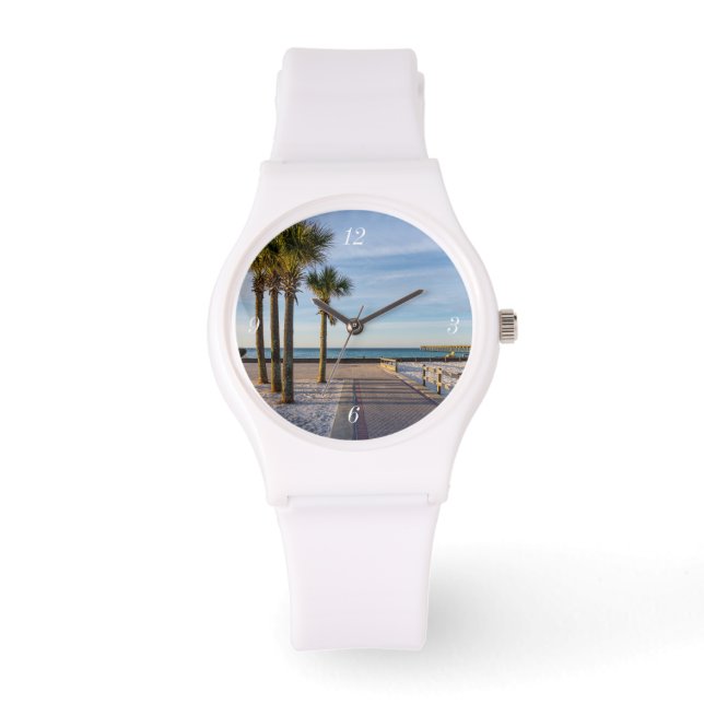 Montre Promenade Pavée À Pensacola Beach Veille Sportive (Recto)