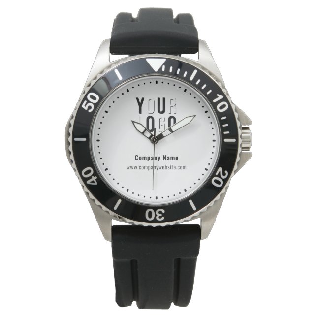 Montre Promotion du logo de l'entreprise personnalisée (devant)