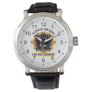 Montre Protéger et servir la police