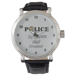 Montre Protéger et servir la police