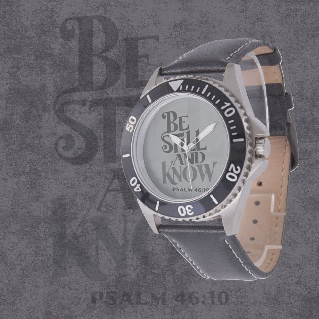 Montre Psalm 46:10 Be Still And Know Verse (Créateur téléchargé)
