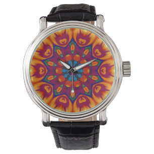 Montre psychédélique de hippie