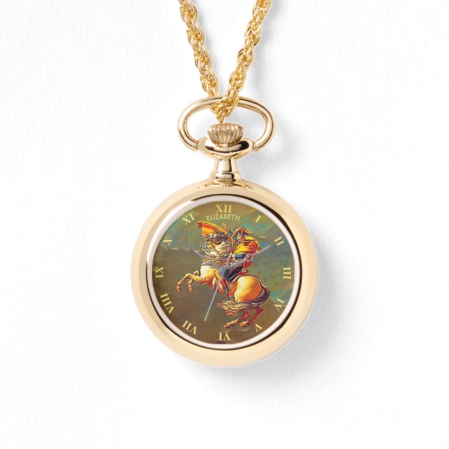 Montre Psychédélique Fractale Célèbre Napoléon Par David (Recto)