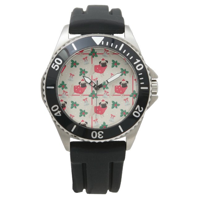 Montre Puggy Christmas (devant)