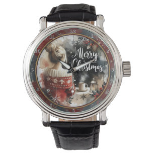 Montre Pull de Noël pour fille confortable