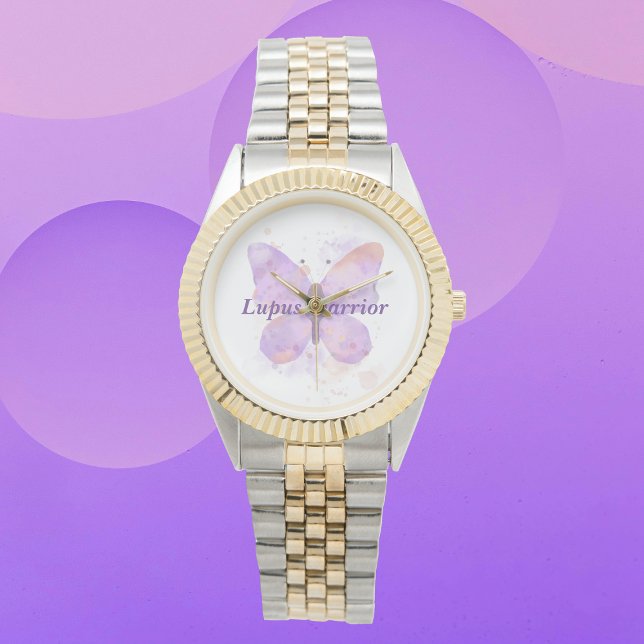 Montre Purple papillon Lupus guerrier (Créateur téléchargé)