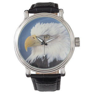 Montre pygargue à tête blanche, Haliaeetus leuccocephalus