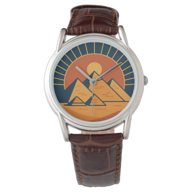 Montre Pyramides antiques Majestic Watch Art (devant)