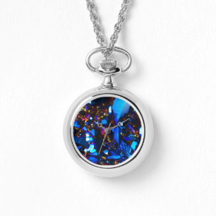 Montre Quartz titanique de bleu de cobalt