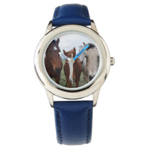 Montre Quatre Chevaux, Les Enfants Regardent.