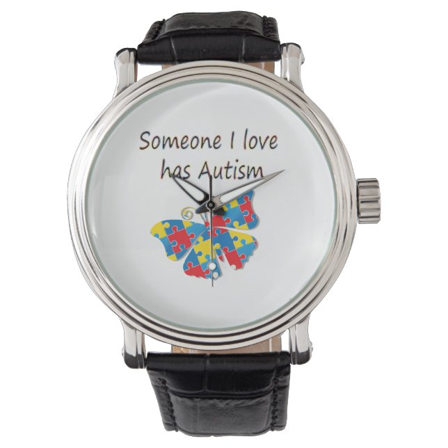 Montre Quelqu'un que j'aime a de l'autisme (multi) (devant)