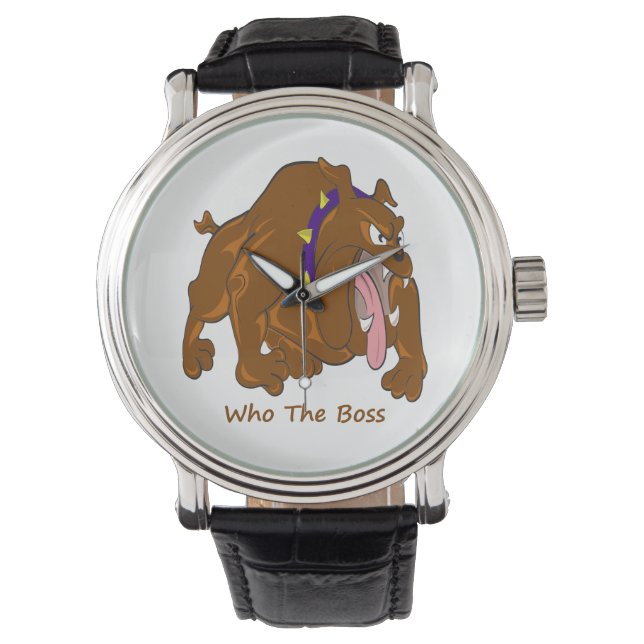 Montre Qui est le patron (devant)