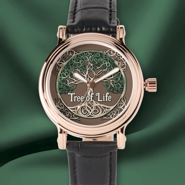 Montre Quitter l'arbre de vie du papier (Créateur téléchargé)