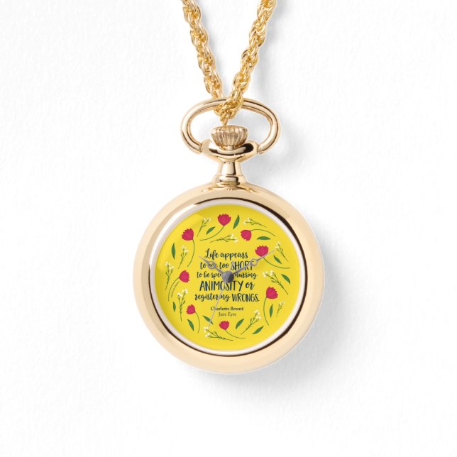 Montre Quota de Charlotte Bronte Jane Eyre Floral Life Bo (Recto)