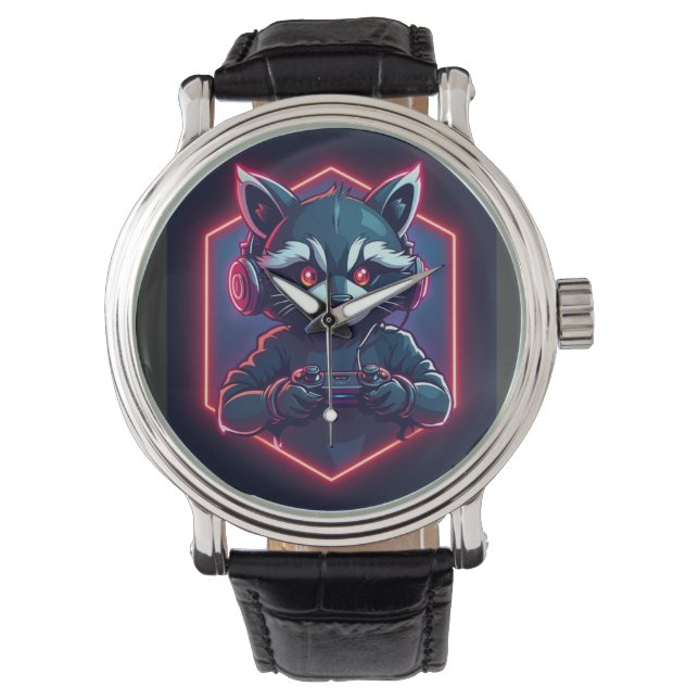 Montre Raccoon Gaming Squad (devant)