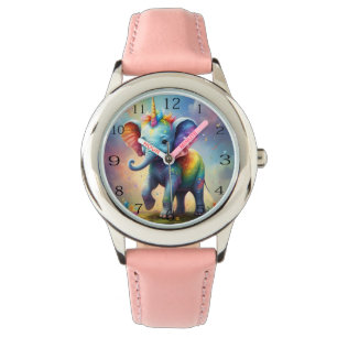 Montre Radiant Merveilles : Le Rainbow Baby Unicorn Eleph