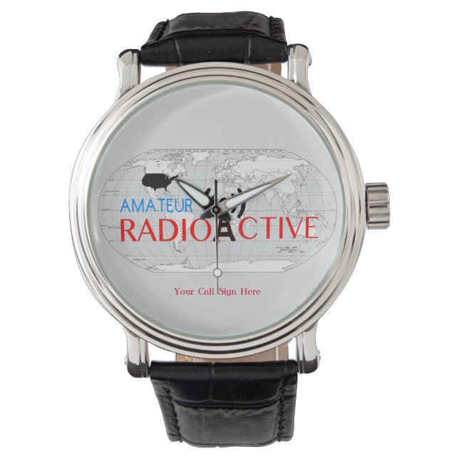 Montre Radio amateur mondiale active (devant)
