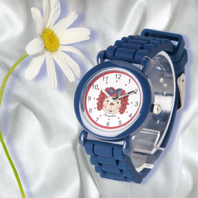 Montre Raggedy Ann Face Personnalisé (Créateur téléchargé)
