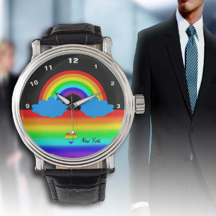 Montre Rainbow Flag, mode LGBT, Fierté