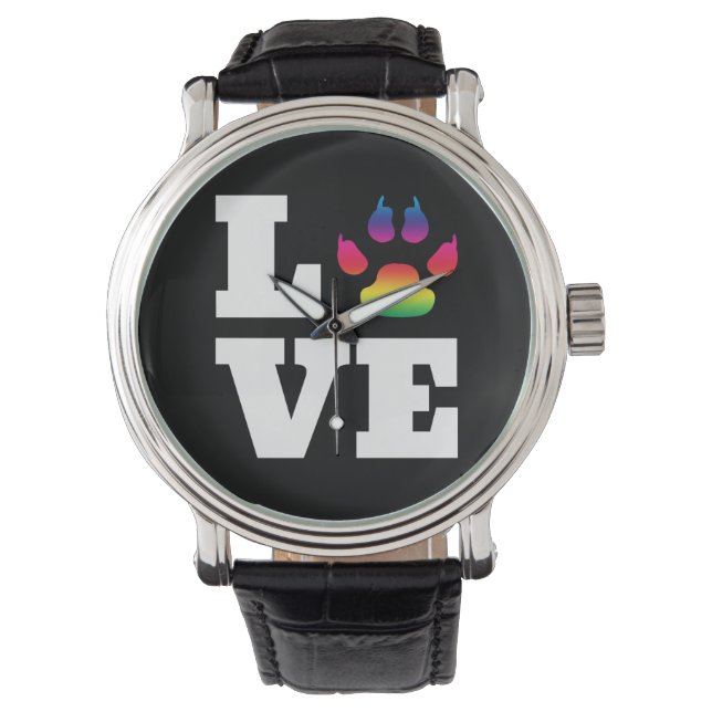 Montre Rainbow paw (devant)