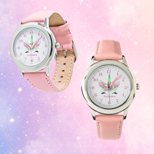 Montre Rainbow Unicorn Personnalisé Custom Kid's Watch