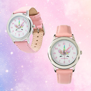Montre Rainbow Unicorn Personnalisé Custom Kid's Watch
