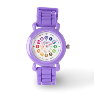 Montre rainbowatch Lernuhr Schulkinder mit Würfel-Design