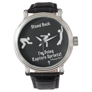 Montre Rapture Sprintz ! par Fay Goss Hommes Vintage Blac