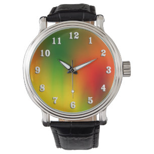 Montre Rasta Splash de couleur