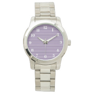 Montre Rayures violettes