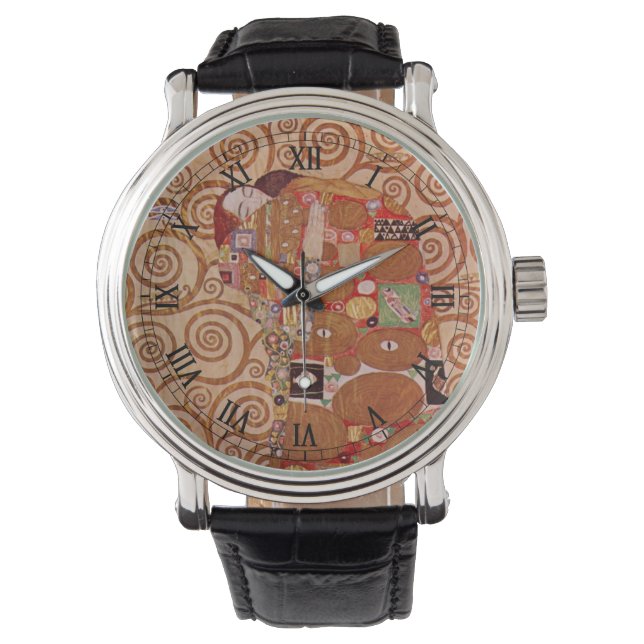 Montre Réalisation par Gustav Klimt, Art Nouveau Vintage (devant)