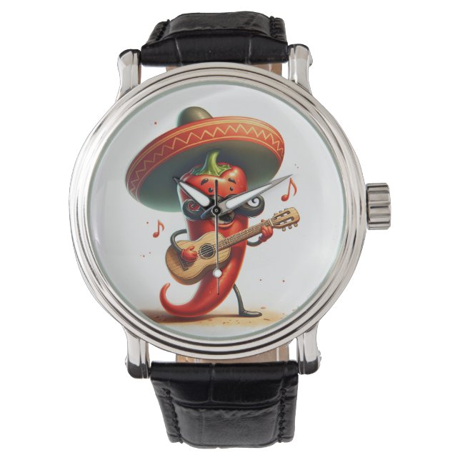 Montre Red Chili Pepper Musicien (devant)