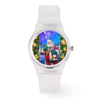 Montre Red Christmas Santa Claus In Winter eWatch