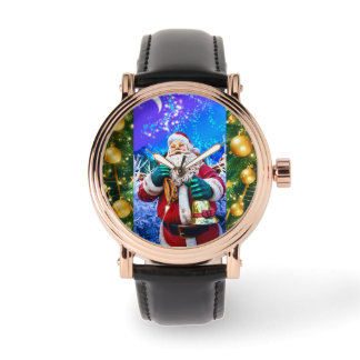 Montre Red Christmas Santa Claus In Winter eWatch
