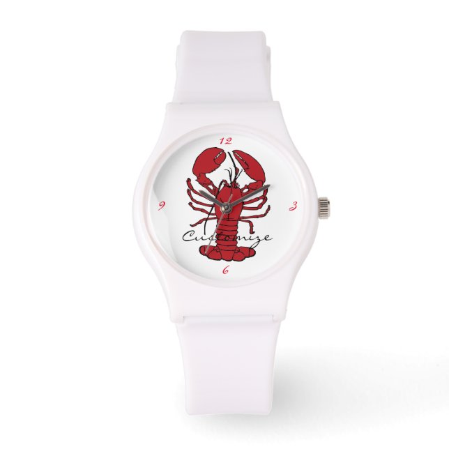 Montre Red Maine Lobster Thunder_Cove (Recto)