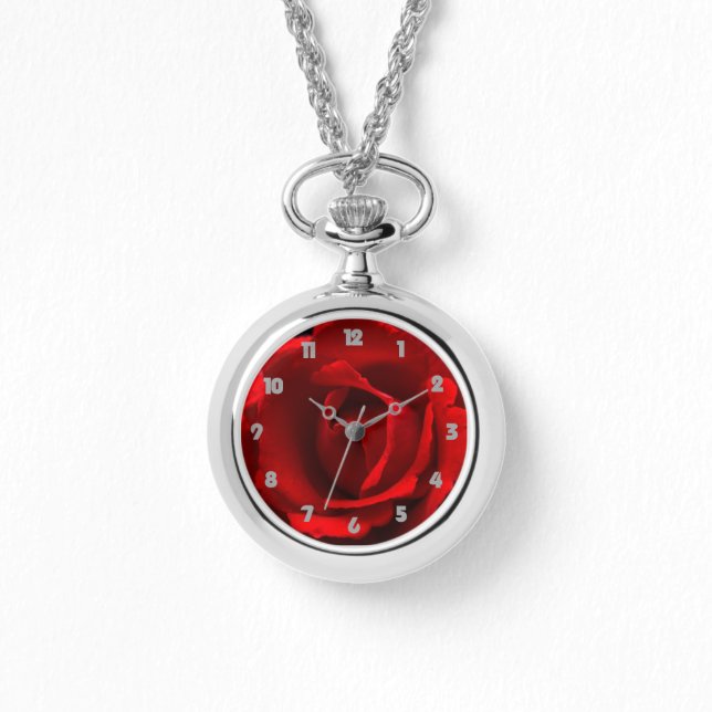 Montre Red Rose Grey Fat Numéros wacnm (Recto)